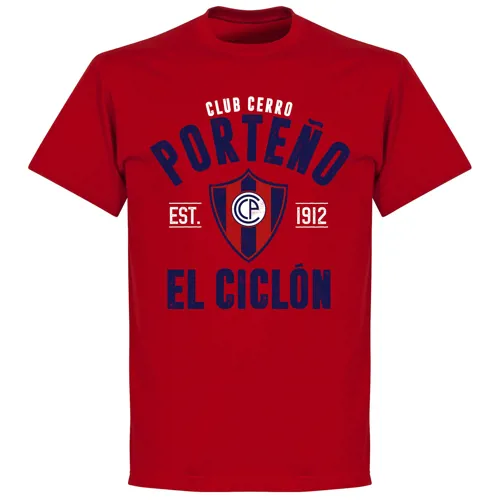 Cerro Porteno Team T-Shirt - Rood