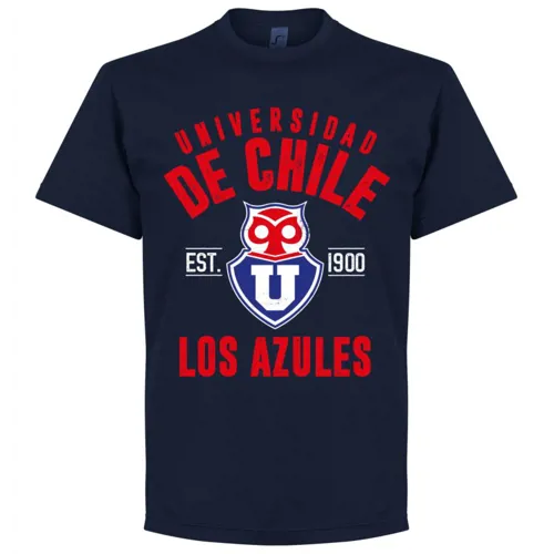 Universidad de Chile Team T-Shirt Est 1900 - Navy