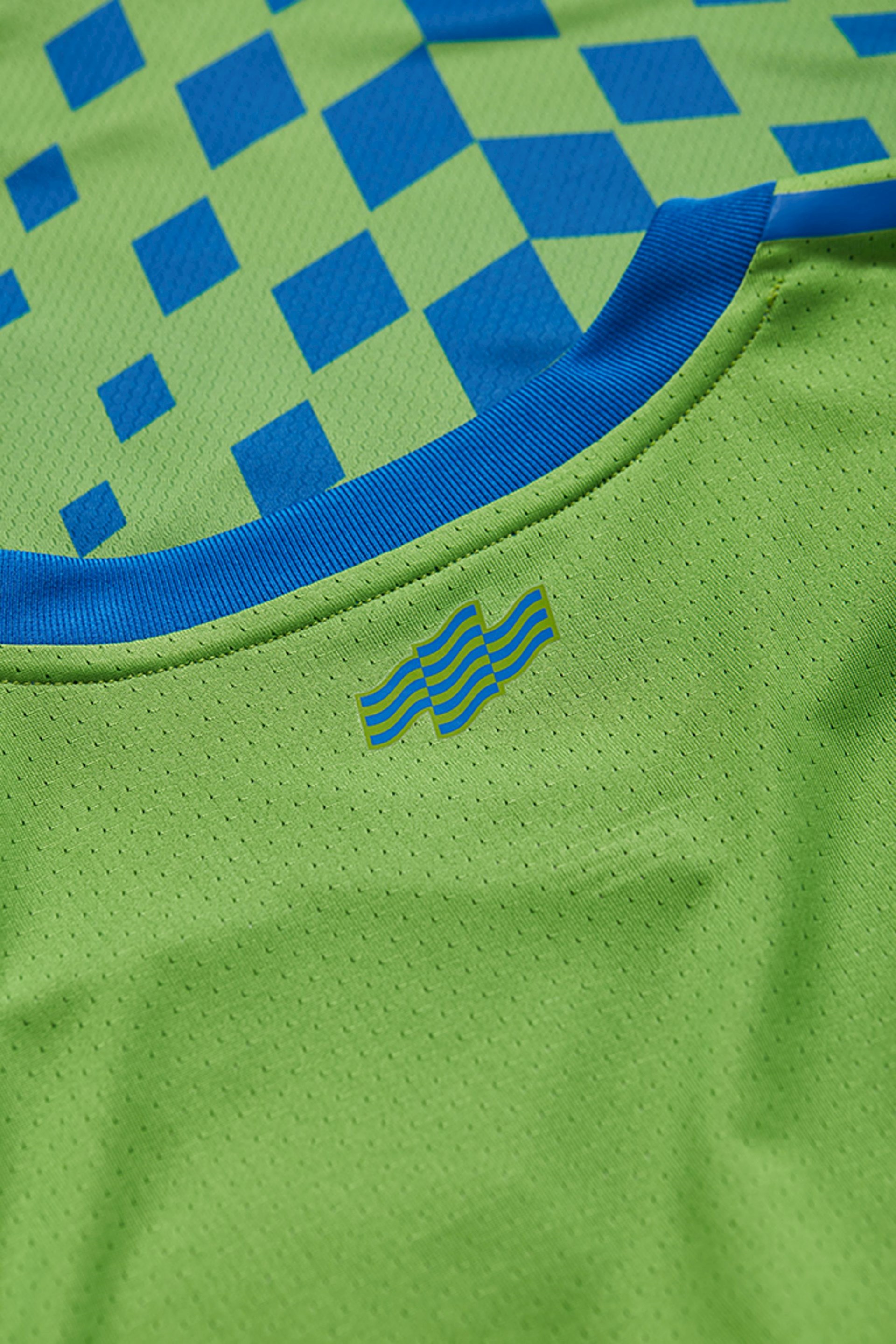 Detail Seattle Sounders thuisshirt 2022-2023