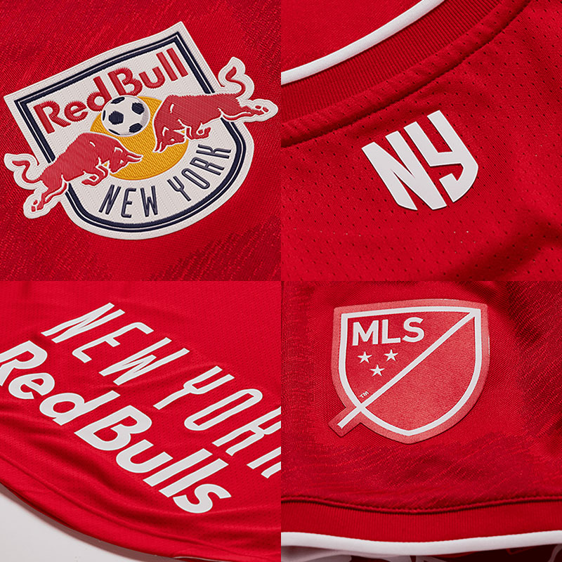 Details New York Red Bulls uitshirt 2022-2023