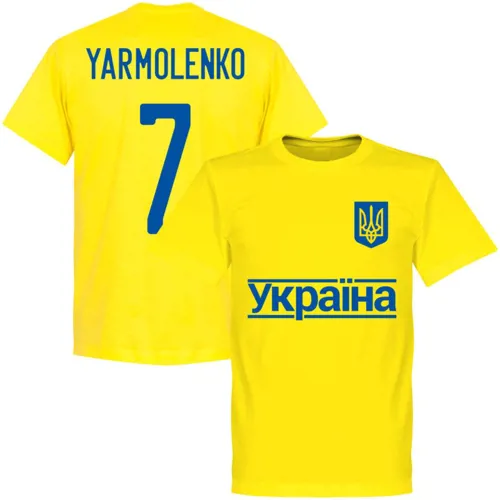 Oekraïne Team t-shirt Yarmolenko - Geel