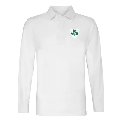 Ierland Retro Rugby Shirt 1950 - Wit