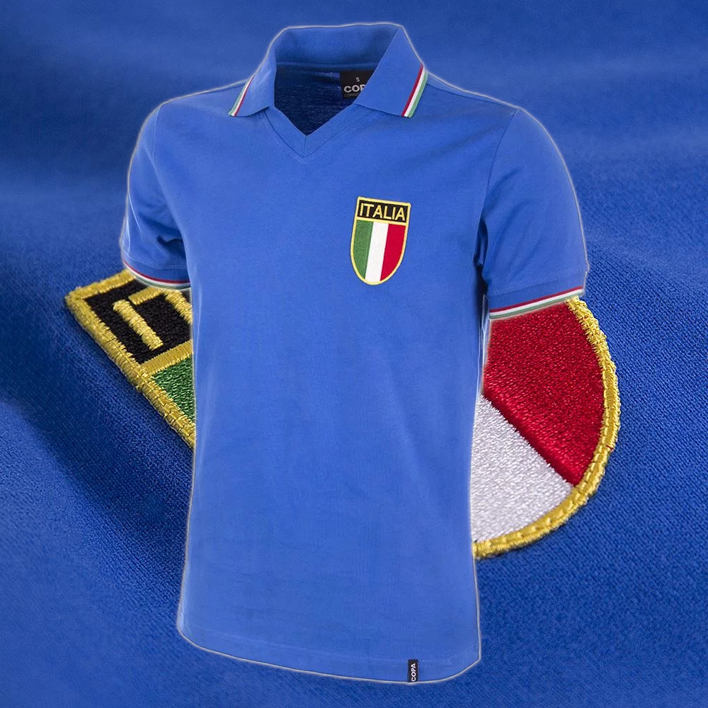 Italië retro voetbalshirt 1982