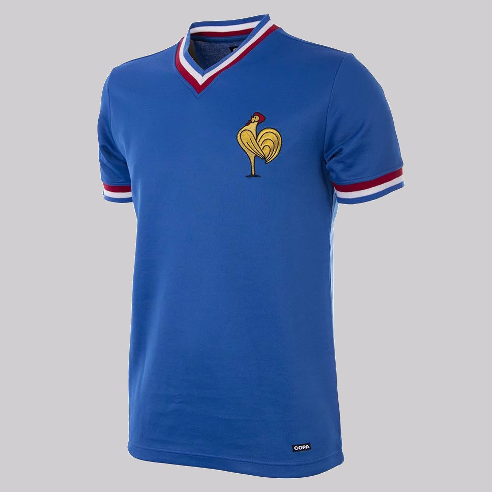 Frankrijk retro voetbalshirt 1971