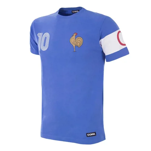 Frankrijk COPA Captain t-shirt - Blauw