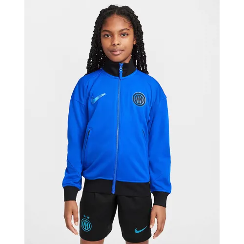 Inter Milan anthem trainingsjack kinderen 2025-2026 - Blauw/Zwart