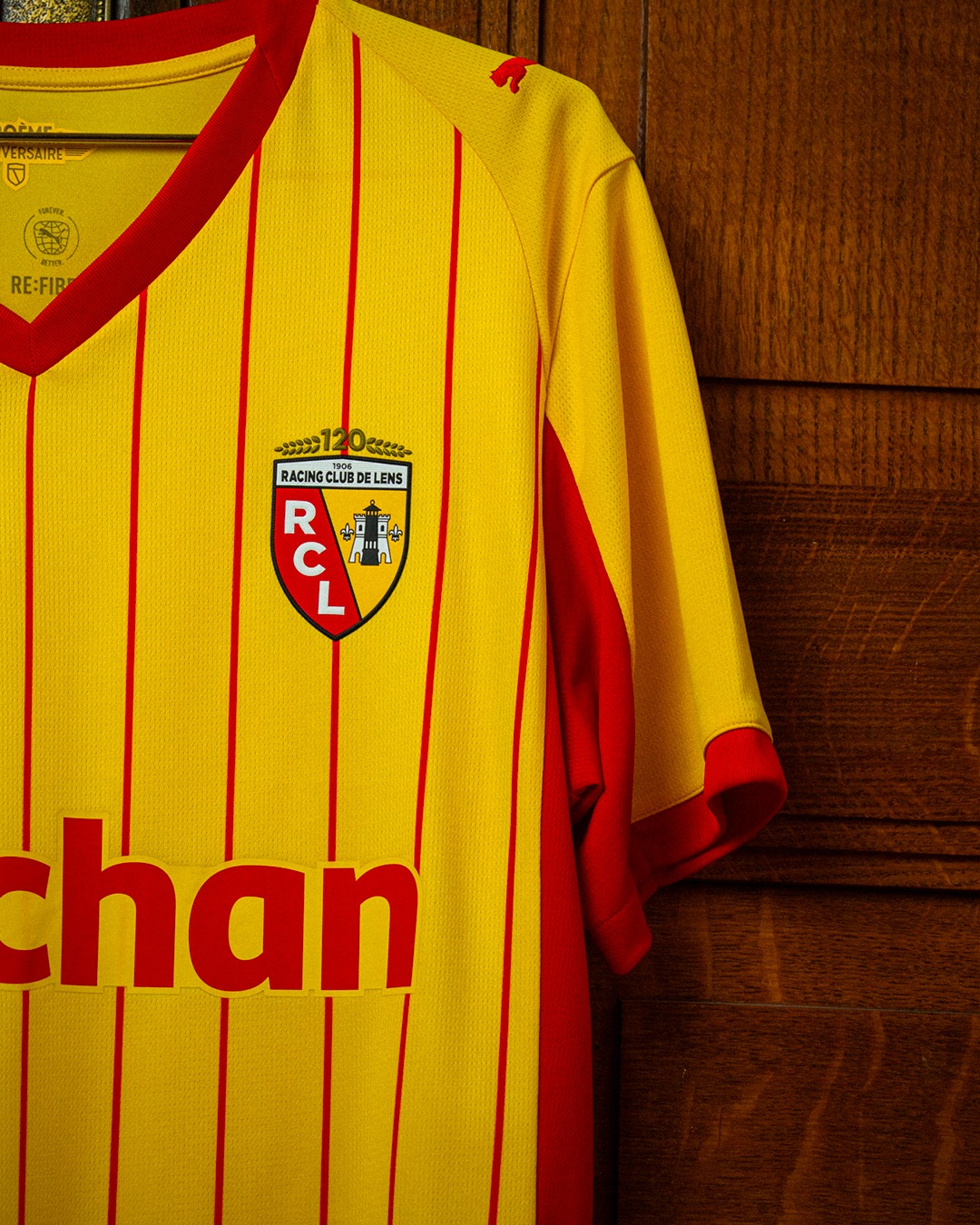 RC Lens voetbalshirts 2025-2026 eren 120 jarig bestaan en Place Verte