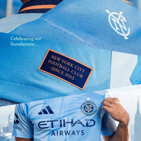 New York City FC thuisshirt 2025-2026 ode aan jubileum