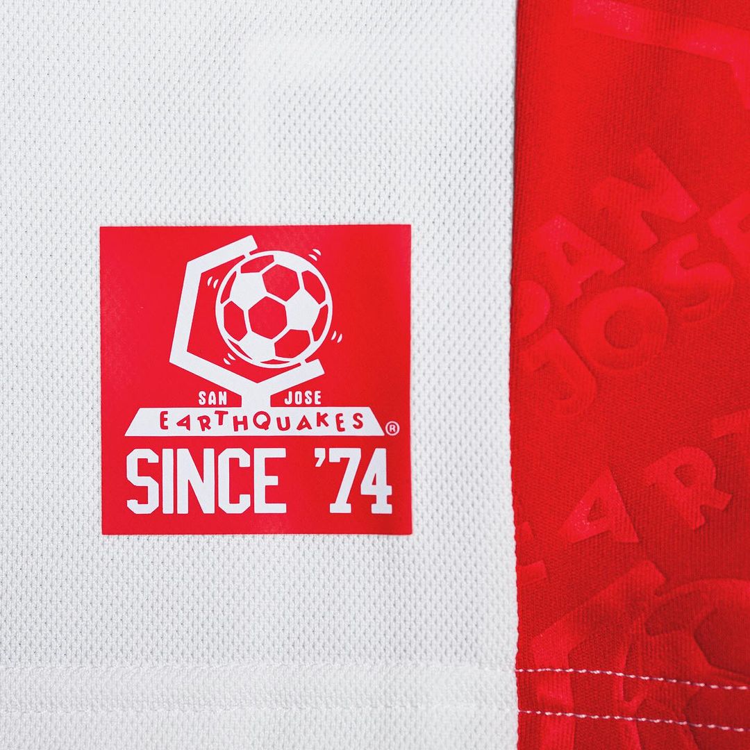 San Jose Earthquakes uitshirt 2024-2025 geïnspireerd door NASL shirts