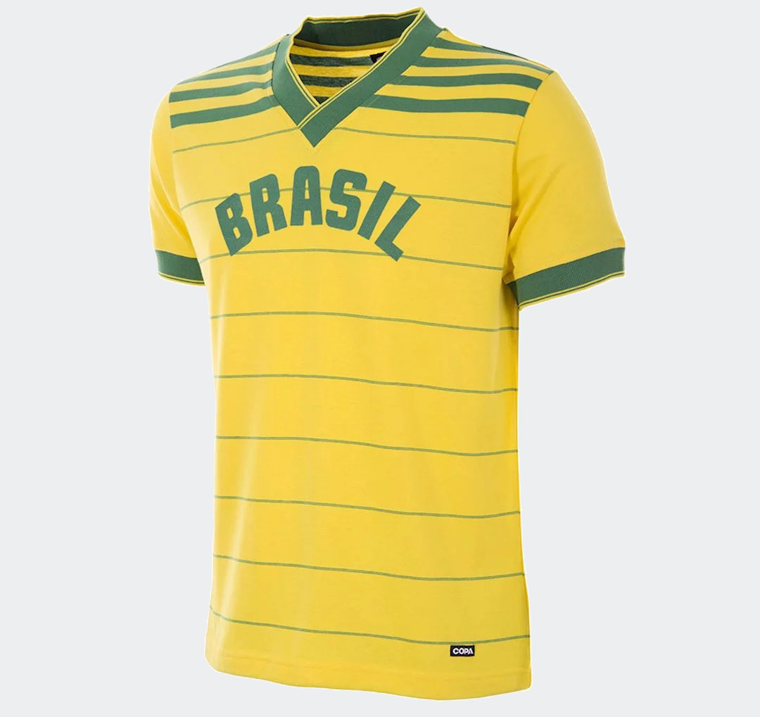 Brazilië retro voetbalshirt 1984