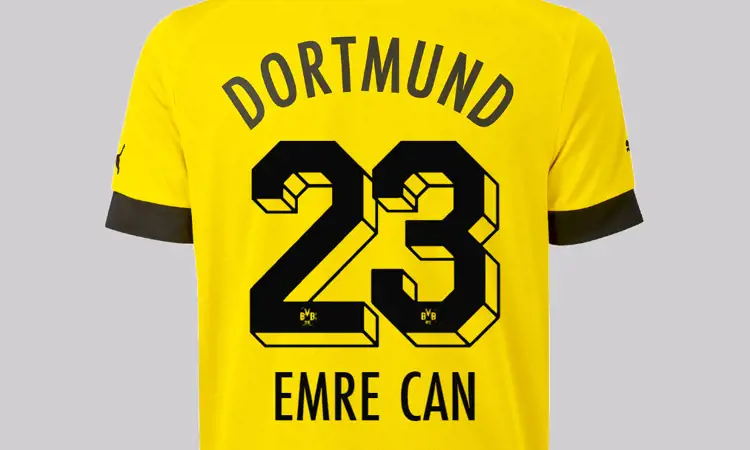 Officiële Borussia Dortmund bedrukking 2022-2023