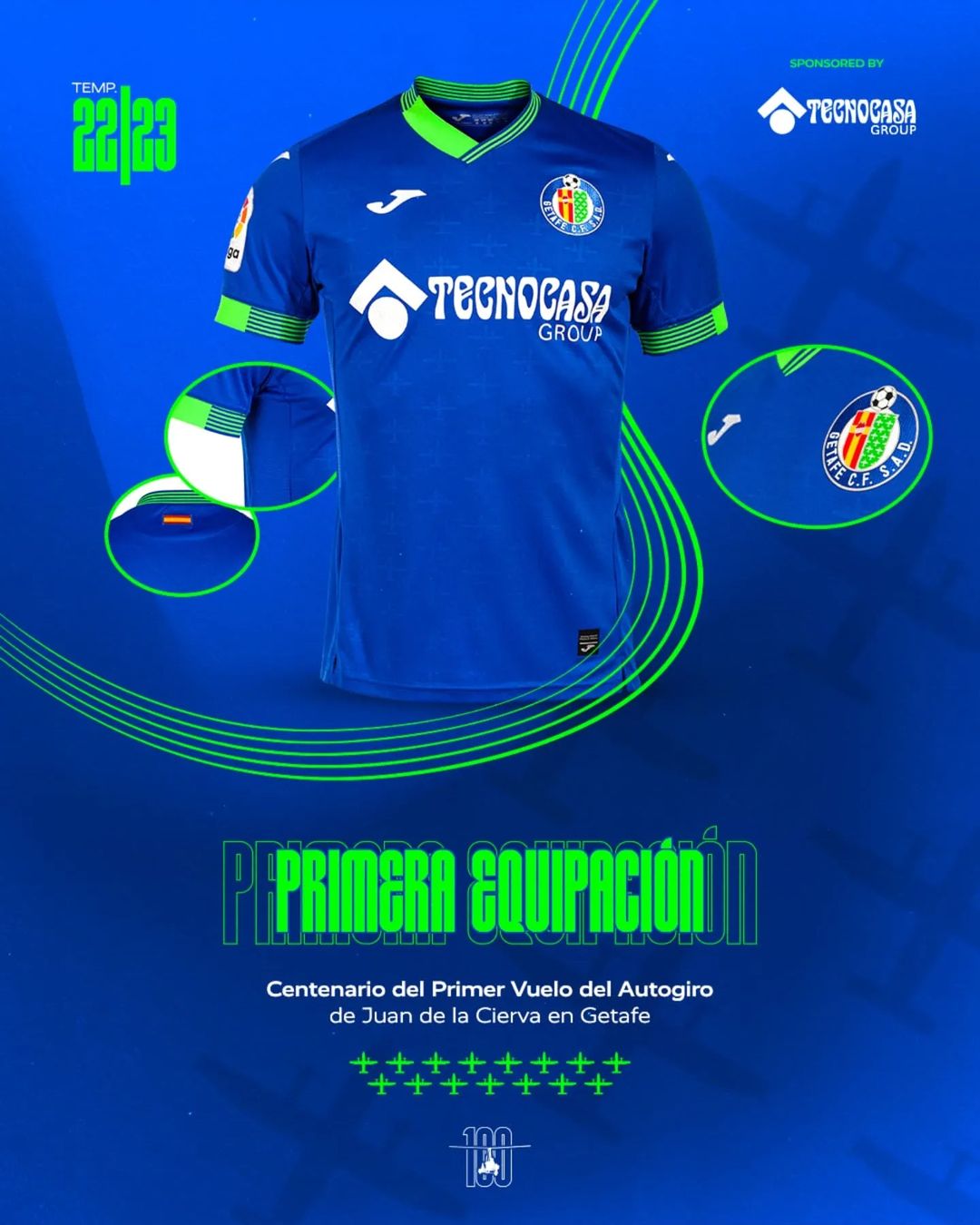 Getafe thuisshirt 2022-2023