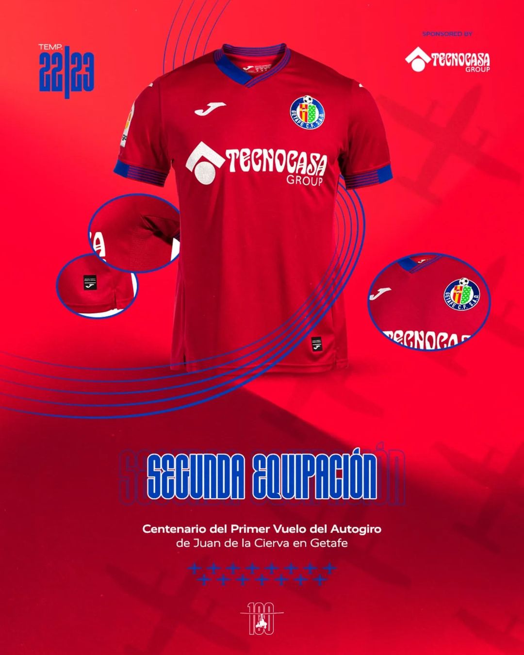 Getafe uitshirt 2022-2023