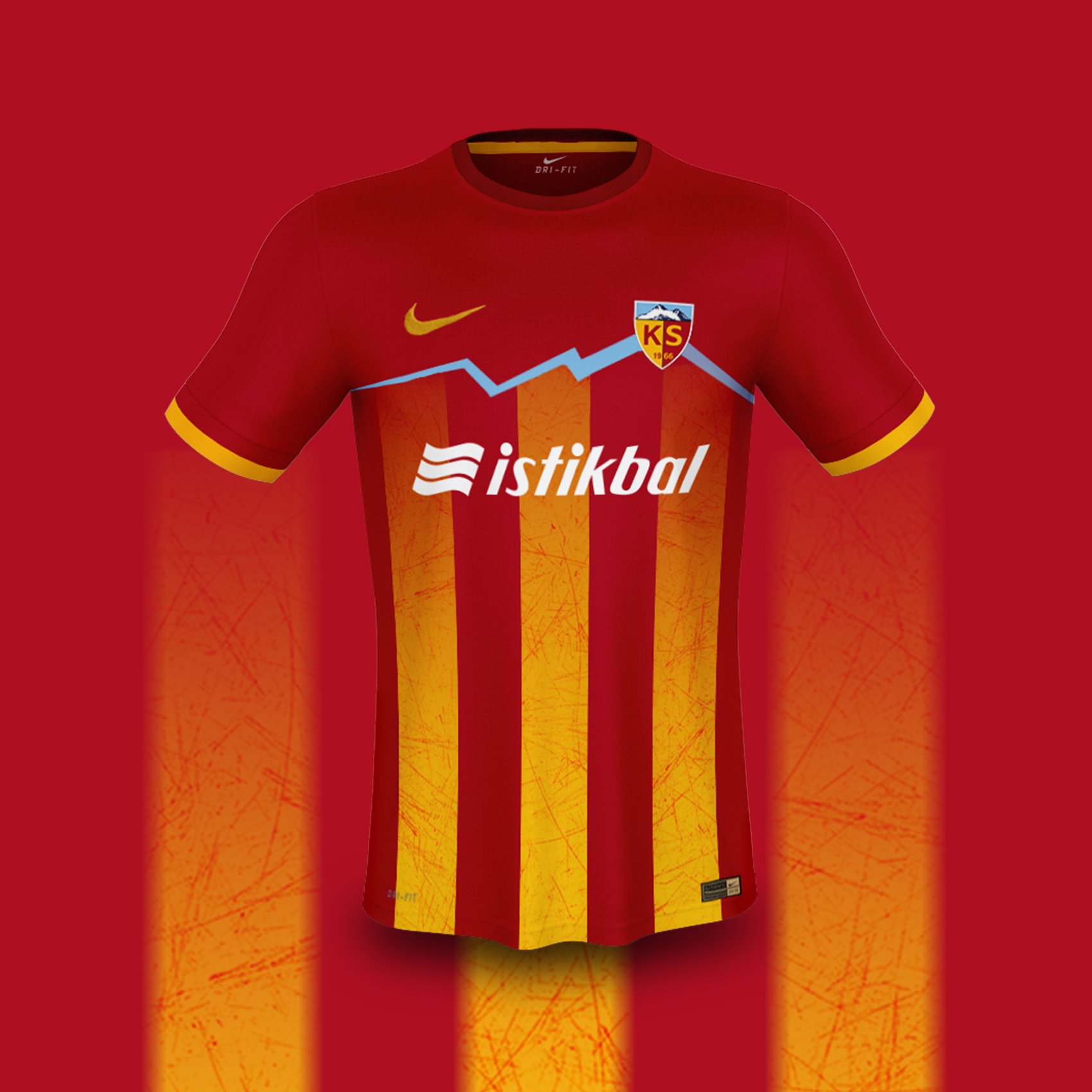 Camiseta local del Kayserispor 2022-2023