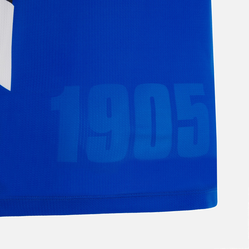 Detail Arminia Bielefeld voetbalshirt