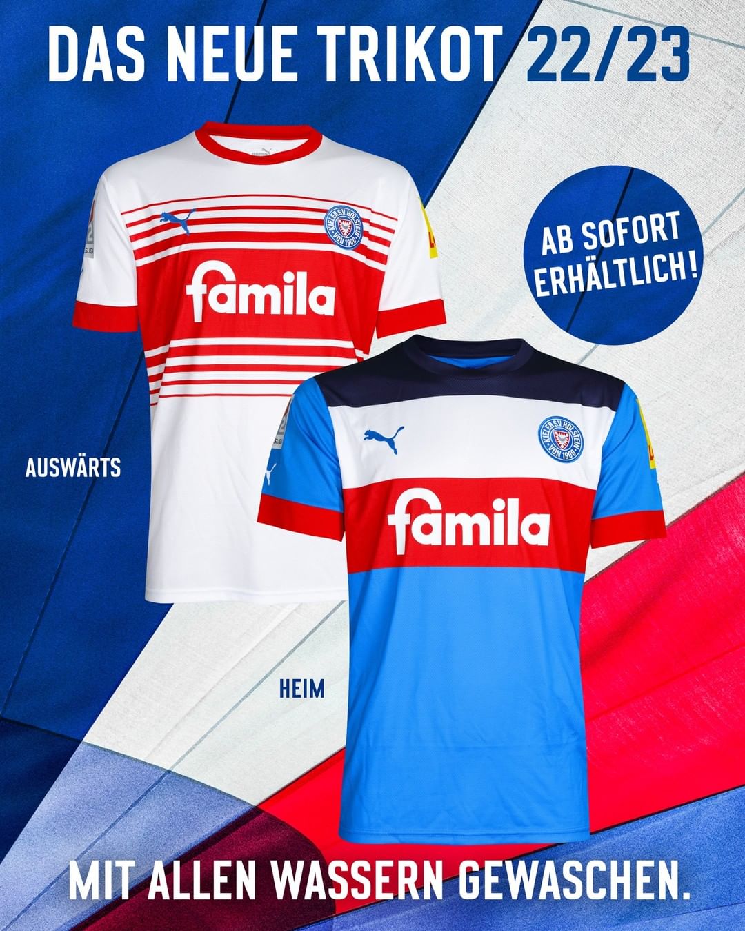 Holstein Kiel voetbalshirts 2022-2023