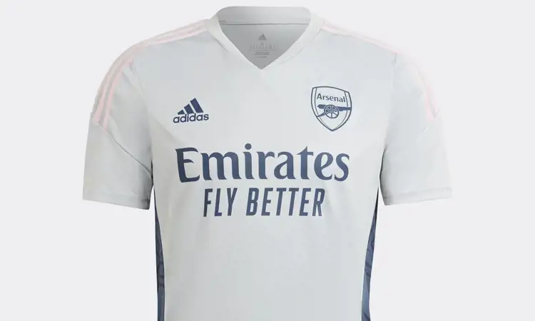 Arsenal trainingsshirts 2022-2023