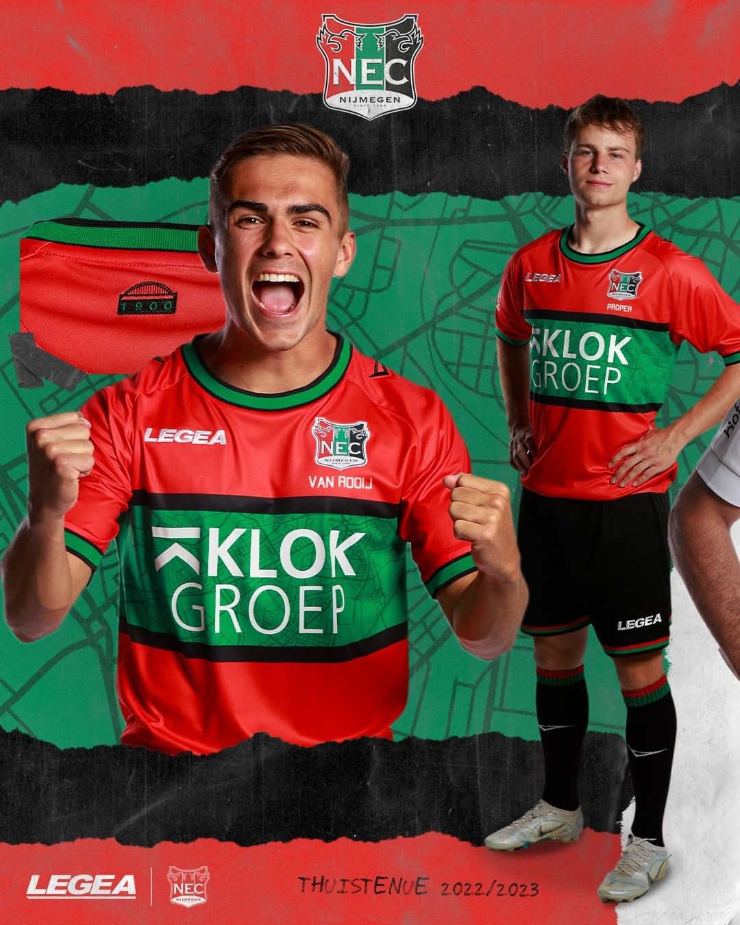 NEC Nijmegen thuisshirt 2022-2023