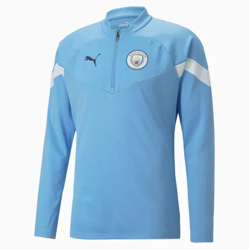 Manchester City zip training sweater 2022-2022 - Lichtblauw
