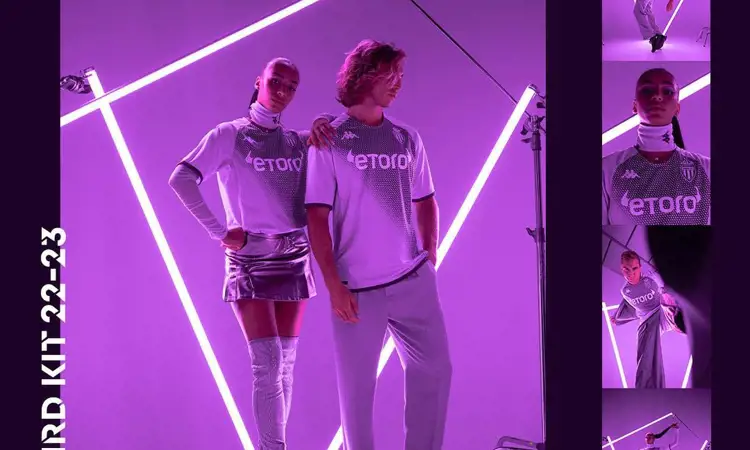 AS Monaco derde wedstrijdshirt 2022-2023