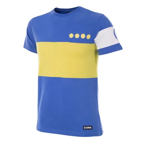 Boca Juniors Aanvoerder T-Shirt - Blauw/Geel