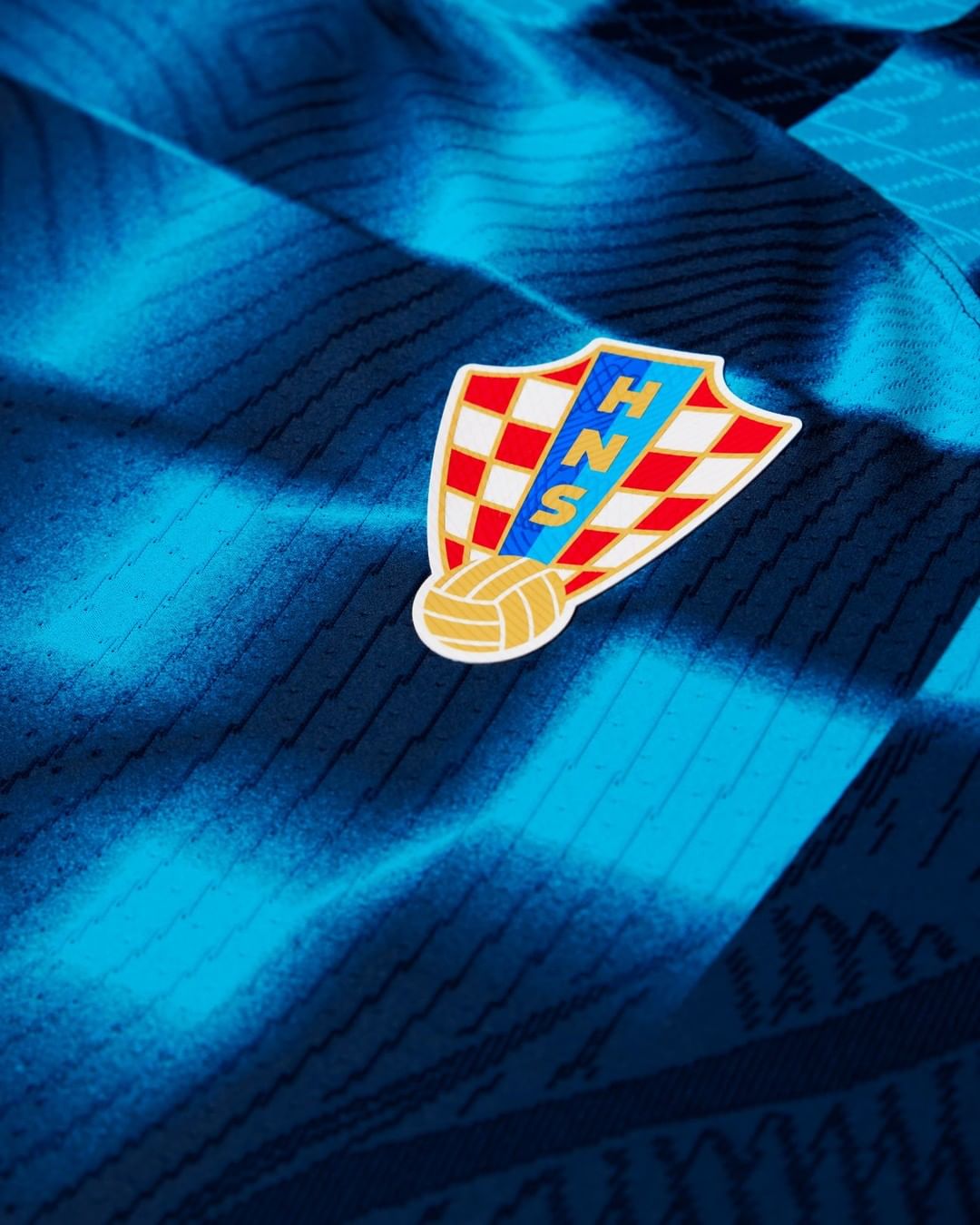 Kroatië uitshirt WK 2022 detail