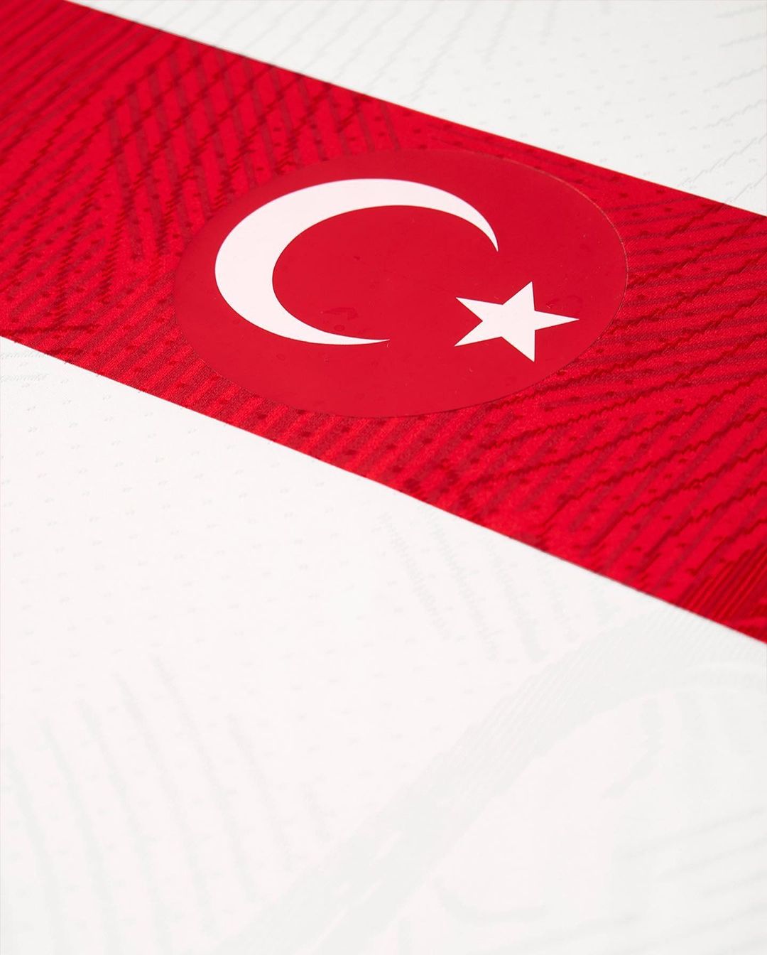 Detail Turkije thuisshirt 2022-2023