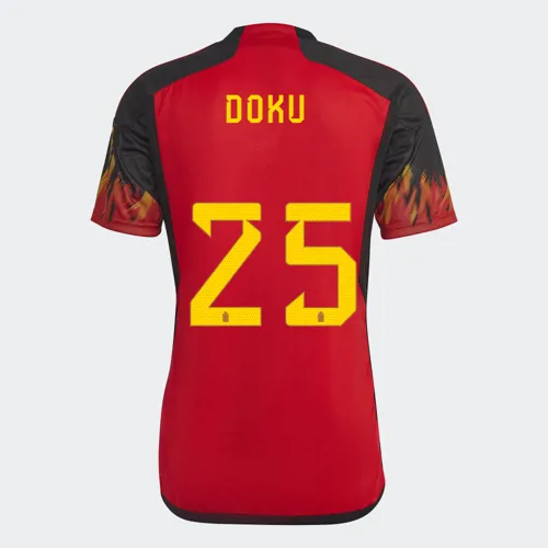 België voetbalshirt Doku