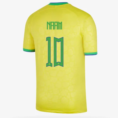 Brazilië voetbalshirt met naam en nummer