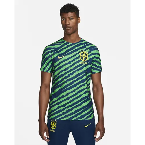 Brazilië warming-up shirt 2022-2023 - Groen/Blauw