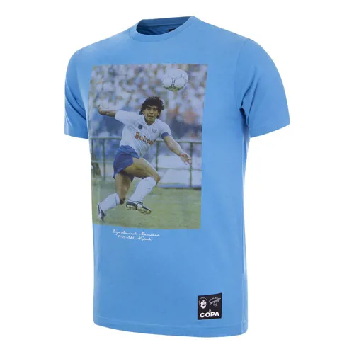 Napoli Maradona Away T-Shirt - Lichtblauw