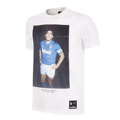 Napoli Maradona Home T-Shirt - Wit
