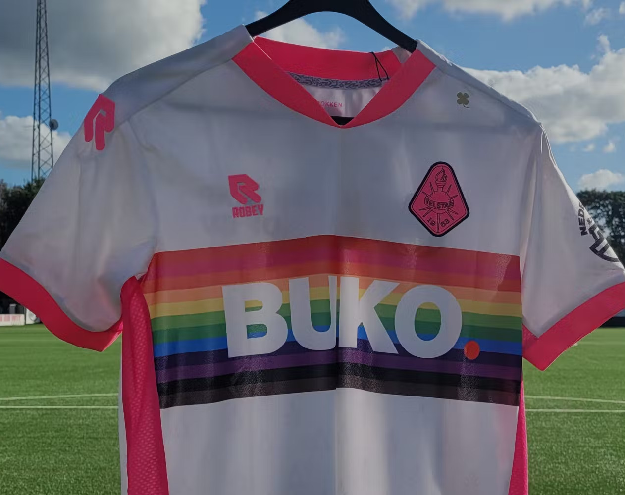 Telstar regenboog voetbalshirt 2022-2023