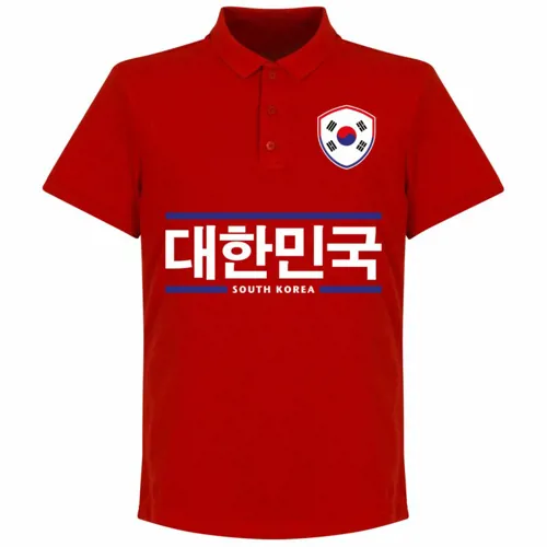 Zuid Korea polo - Rood 
