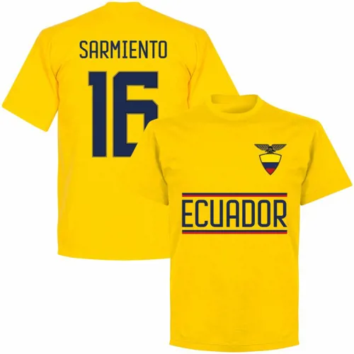 Ecuador Team T-Shirt Sarmiento - Geel