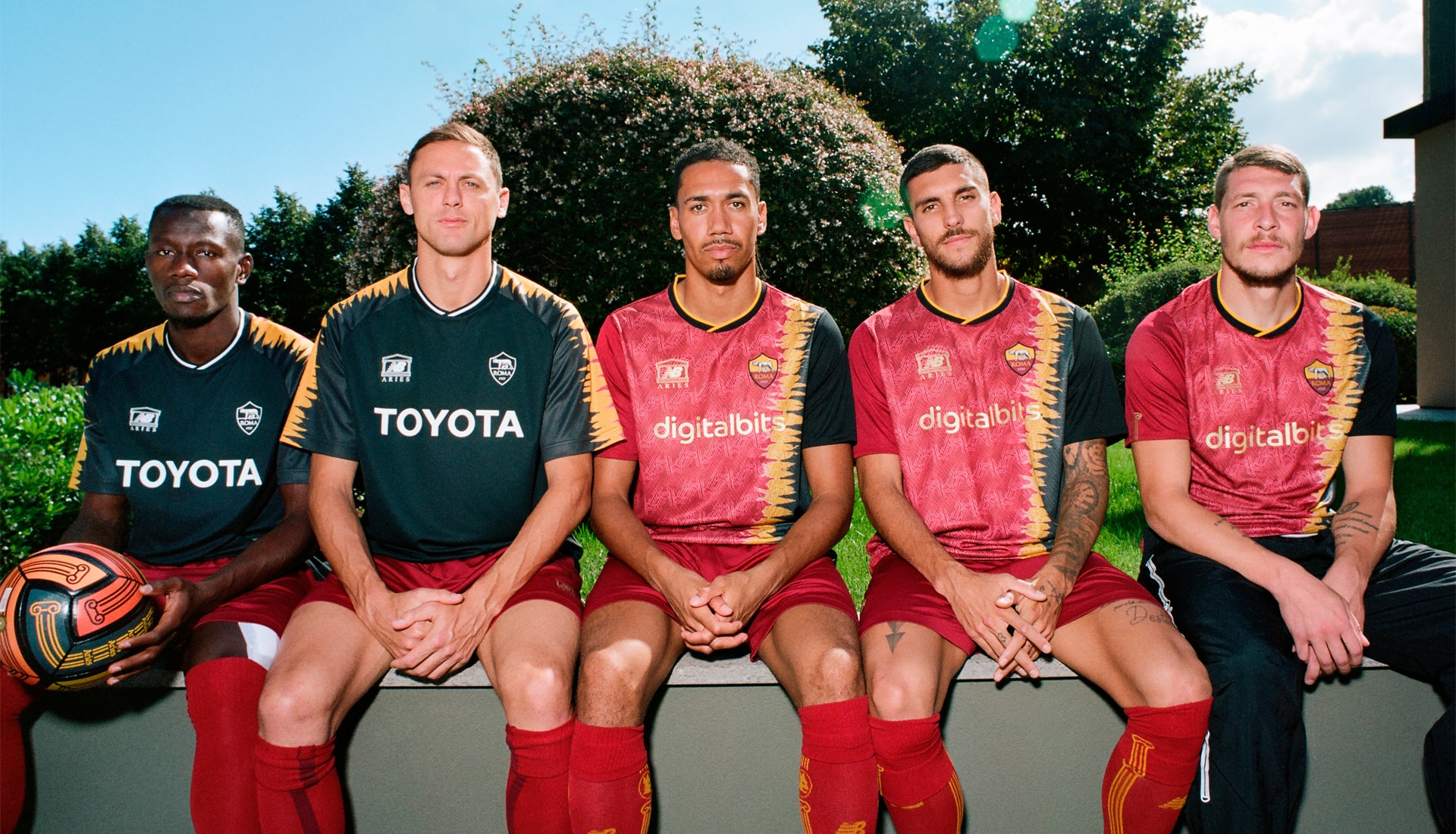 AS Roma en Aries lanceren nieuwe collectie voetbalshirts