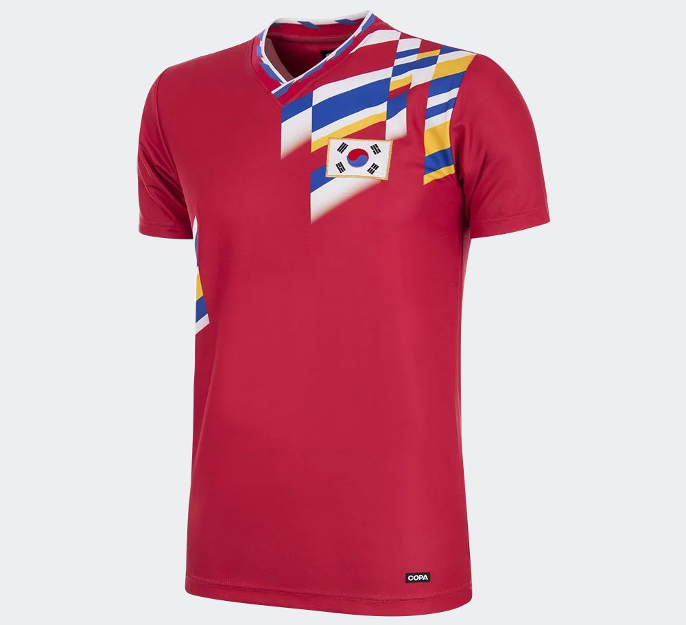 Zuid Korea retro voetbalshirt