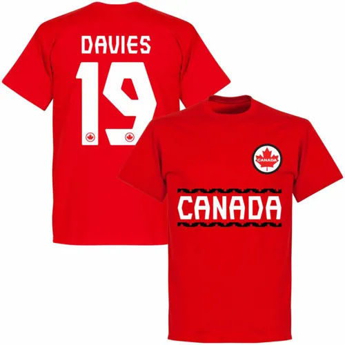 Canada Davies 19 Team T-Shirt - Rood