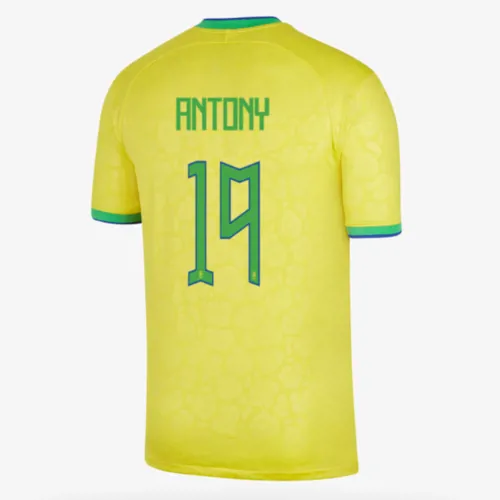 Brazilië voetbalshirt Antony