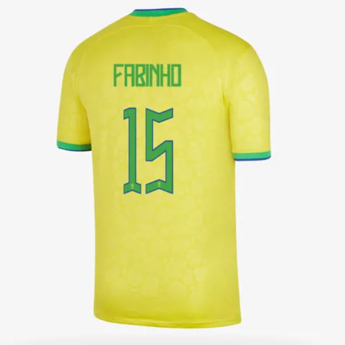 Brazilië voetbalshirt Fabinho