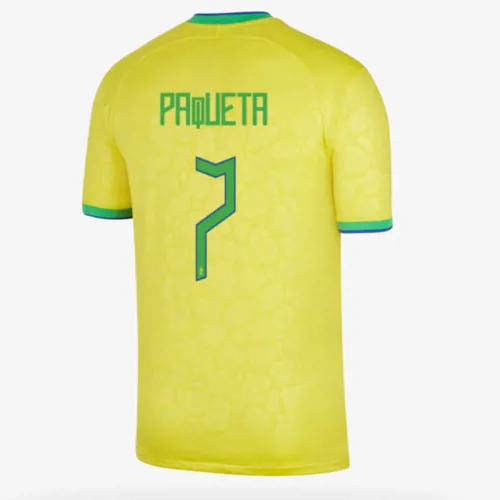 Brazilië voetbalshirt Paqueta