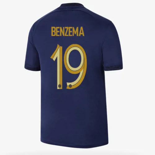 Frankrijk voetbalshirt Benzema