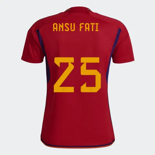 Spanje voetbalshirt Ansu Fati