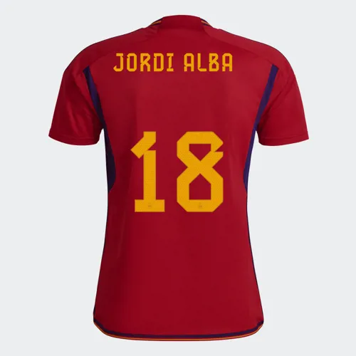 Spanje voetbalshirt Jordi Alba