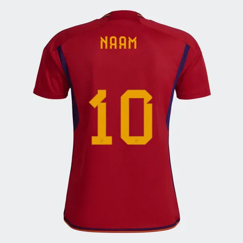 Spanje voetbalshirt met naam en nummer