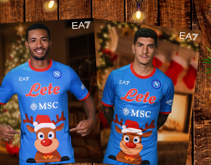 Napoli Kerst voetbalshirt 2022-2023