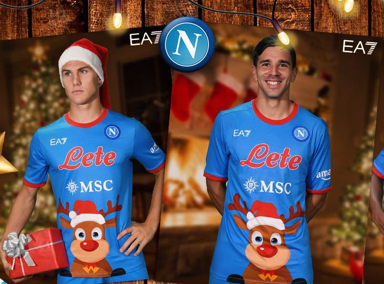 Napoli Kerst voetbalshirt 2022-2023