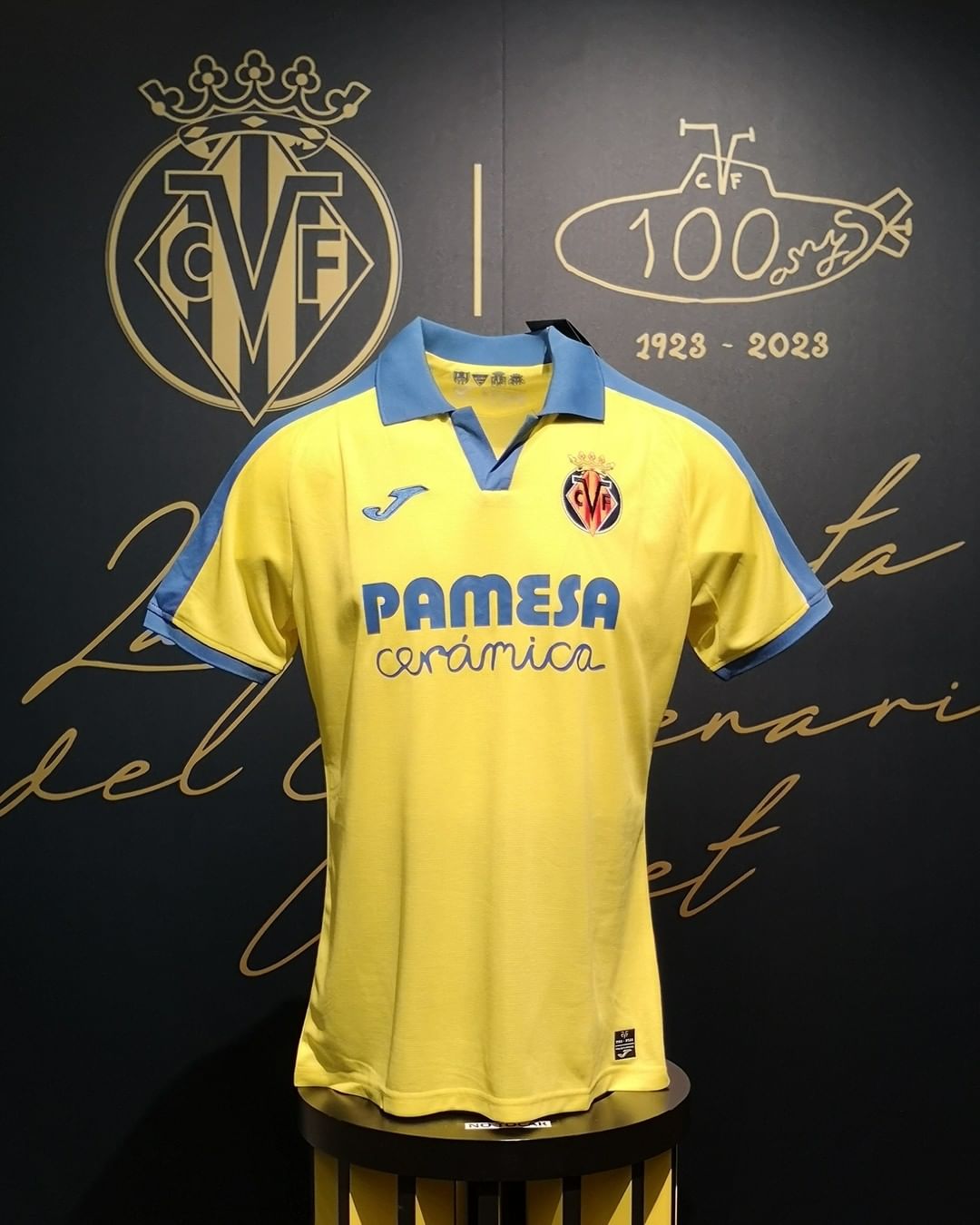 Villarreal lanceert voetbalshirt ter ere 100 jarig bestaan