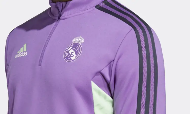 Real Madrid draagt paars trainingspak in 2023