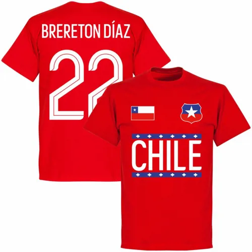 Chili Brereton Diaz Team T-Shirt - Rood 